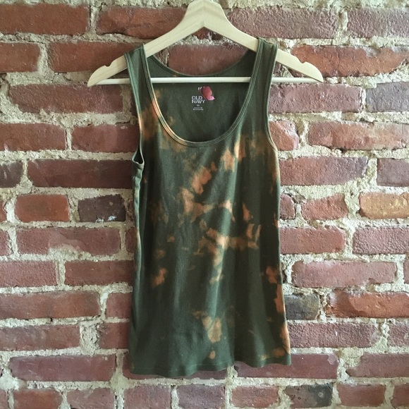 Old Navy Tops - Old Navy Reverse Tie Dye Bleach Upcycle Tank